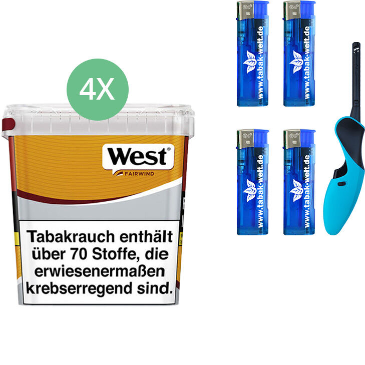 4 x West yellow-eimer-bbq